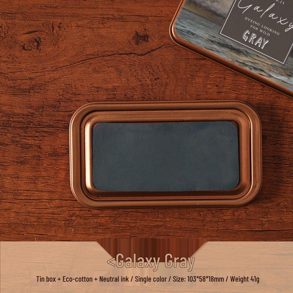 Tie-dye Wilderness Eco-Cotton Journal Ink Pad - Neutral Oil-Based Iron Box Ink Pad