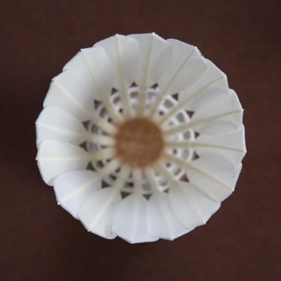 3/6/12 Stück Gänsefeder-Badminton-Federbälle, langlebig, hohe Elastizität, Badminton für Training und Unterhaltung