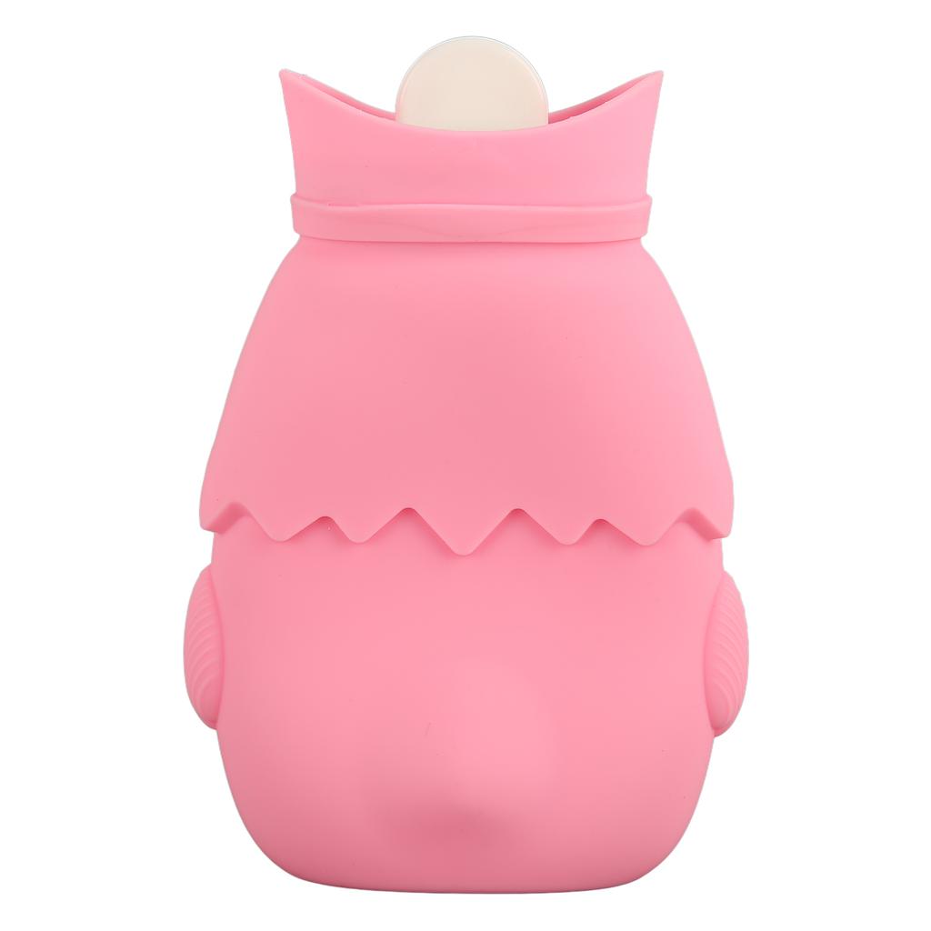 Hot Water Bottle Microwave Hting Silicone Cartoon Injection Hand Warmer Portable Cute Owl Shape 400ml