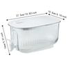 PET Beverage Dispenser 4L Water Dispenser Thickened Drink Dispenser  For Home
