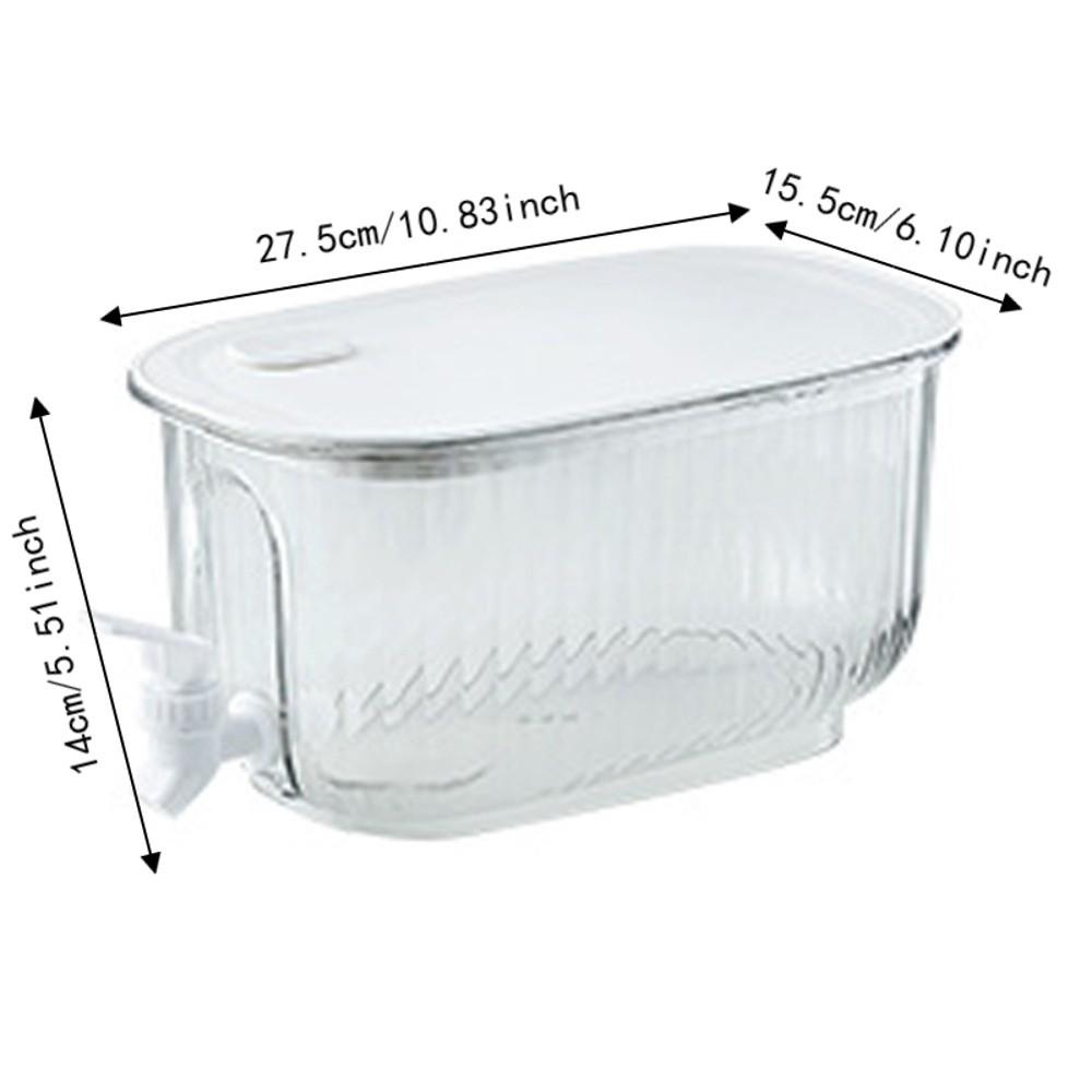 PET Beverage Dispenser 4L Water Dispenser Thickened Drink Dispenser  For Home