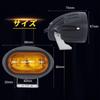Samman Fog Lamp Bike Truck Light Yellow 40w Diffused Type Waterproof Compatible with 12V and 24V Set of 2