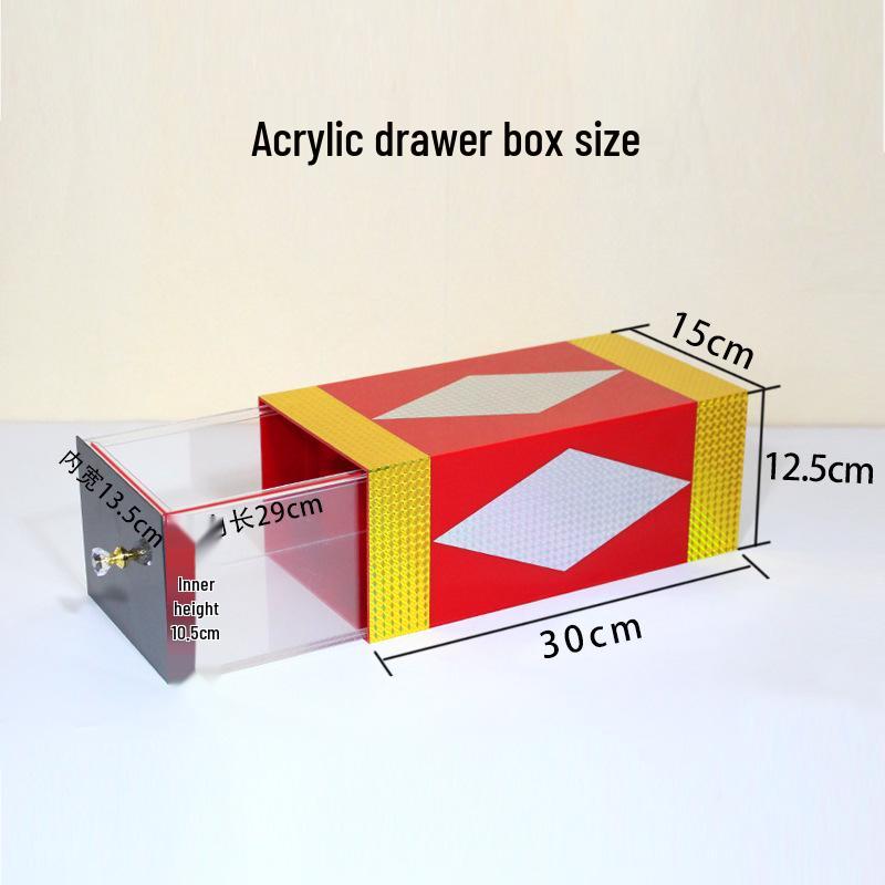 

Zhang Hua Magic Transparent Acrylic Pull-Out Box: Multi-Functional Item Dispenser for Stage and Event Performances Outer dimensions 30x15x12.5 cm