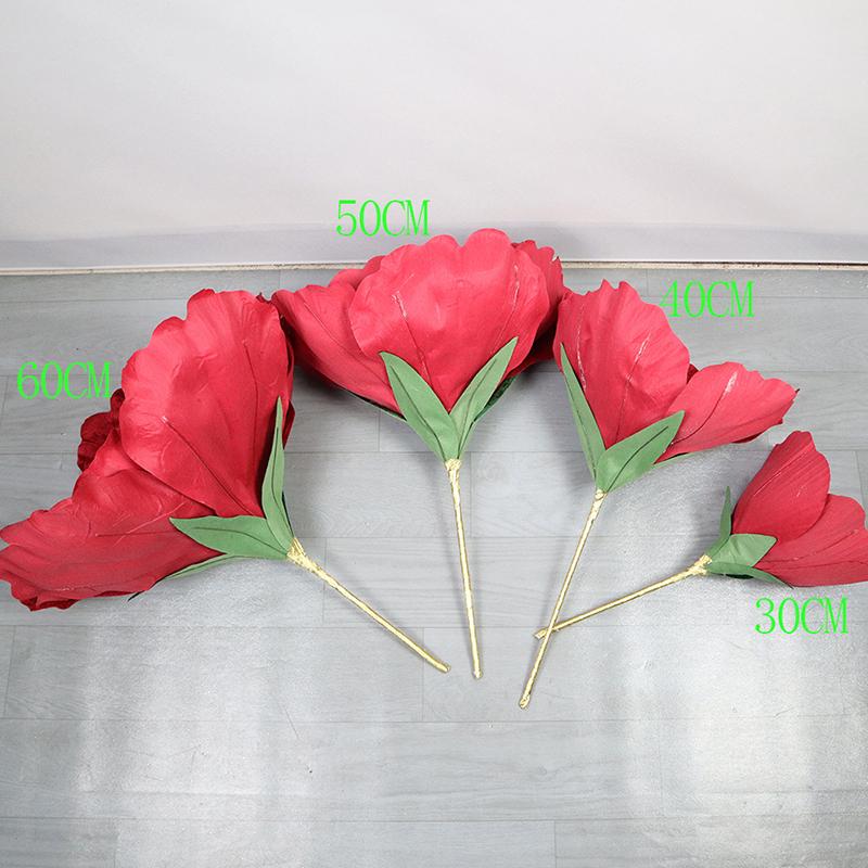 Handmade Photography Props Ornament Artificial Flower DIY Solid Color Party Velvet Material Beautiful Home Decoration