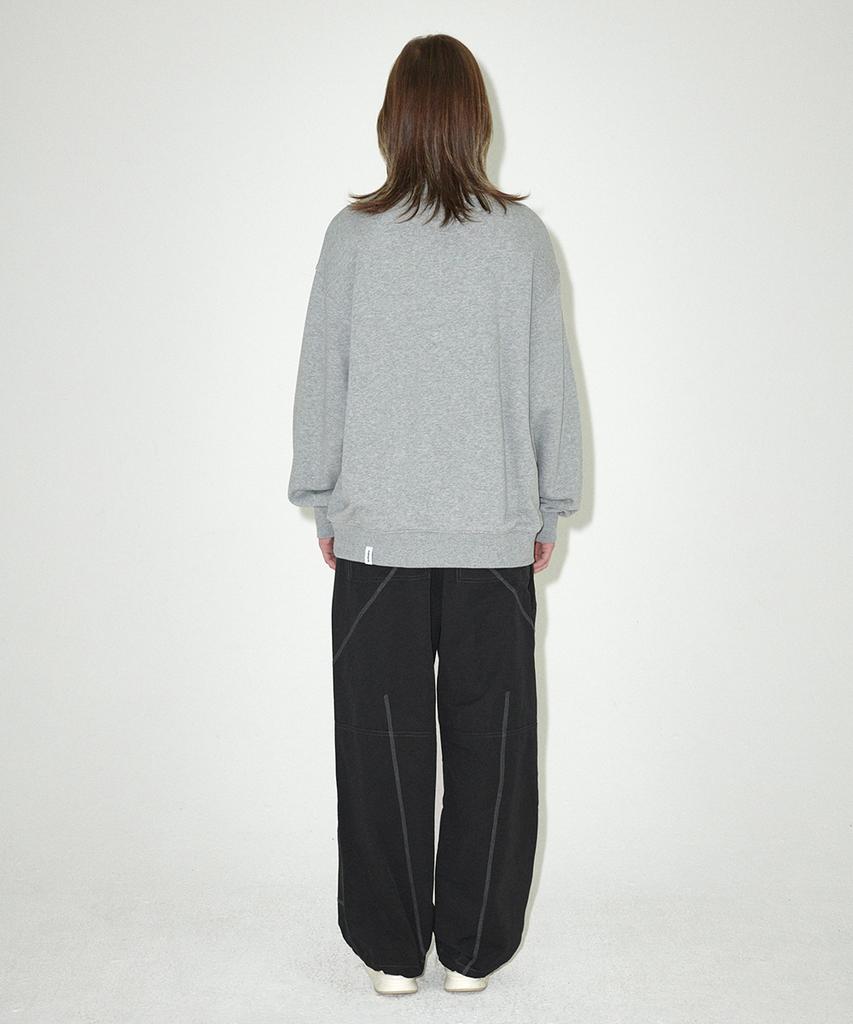 MAHAGRID [Fw Version]Cover Stitch Parachute Pant Black(Mg2Efmpa10A)