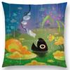 Super Cute Cartoon Animals Pufferfish Cushion Cover Lovely Bird Sweet Nest Interesting Fish Cat Frog Fox Throw Pillow Case Hogar