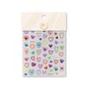 3D Jelly Nail Stickers Popular Japanese Cute Heart Fruit Design Self-Adhesive Waterproof Paper Accessories for DIY