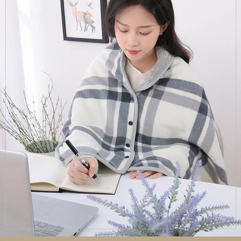 Multifunctional Shawl & Blanket: Dual-Purpose Leg Cover, Office Cloak, Sofa Throw