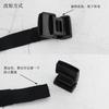 Unisex Canvas Belt Plastic Metal-Free Anti-Allergic Automatic Buckle Women'S Casual Jeans Belt