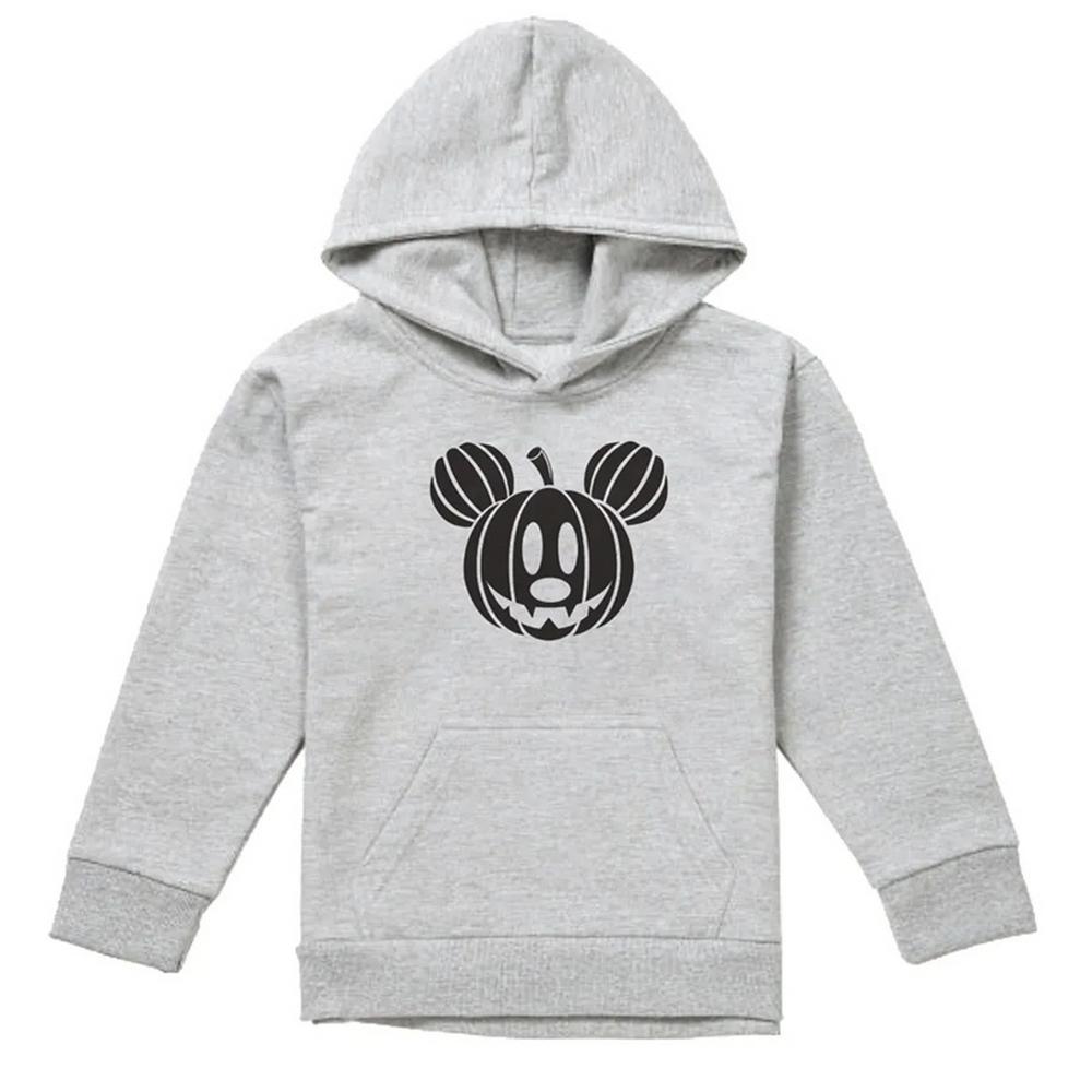 Disney Childrens/Kids Mickey Mouse Pumpkin Head Heather Hoodie