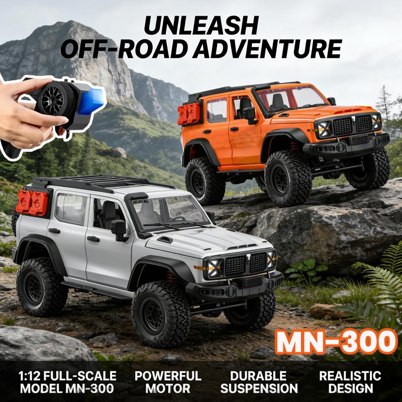 MN-300 Climbing Car RC CAR 1:12 Fully Proportional 4WD Remote Control Off road Vehicle 2.4G MN300 Model Adult Gift Children Toys