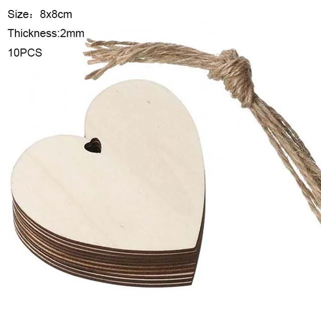 New Diameter 1-10CM Natural Unfinished Round Wood Slices Circles Discs for DIY Craft Kids Christmas Painting Toys Ornament Decor