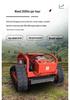 7.6 HP Remote-Controlled Crawler Mower for Garden and Municipal Use