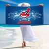 Cleveland Indians Print Beach Towel, Large Soft Quick Dry Towel for Beach Camping Swimming