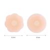 2pcs Reusable Women Breast Petals Lift Nipple Cover Invisible Petal Adhesive Strapless Backless Stick On Bra Silicone Breast Stickers
