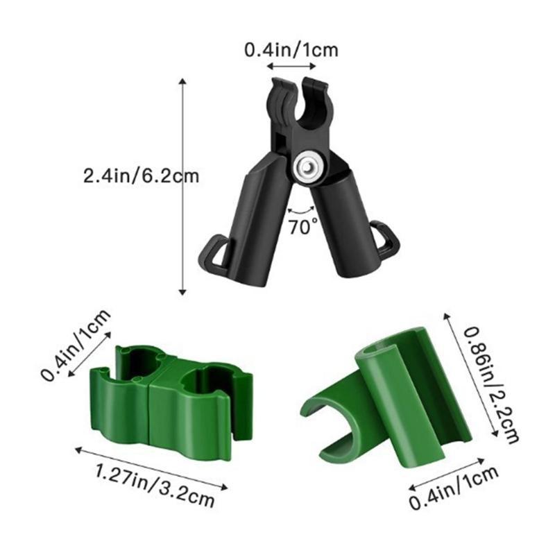 J0MC 50Pcs Adjustable Garden Trellis Plant Connectors Flower Rattan Buckle Clip