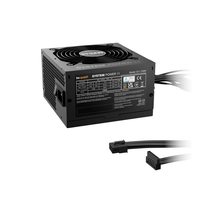 Alimentation pc - be quiet! - system power 11 - 750 w - bp012eu - fiable et silencieuse