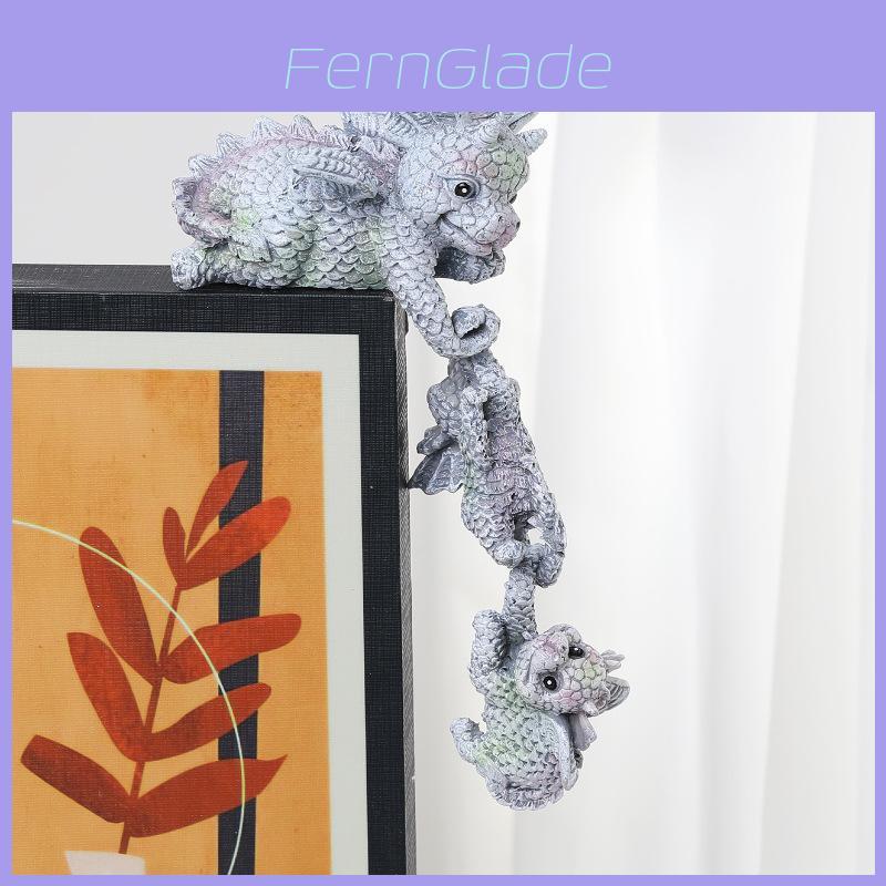 Resin Garden Handicrafts With Threedragon Design For Home Decor And Gift Giving