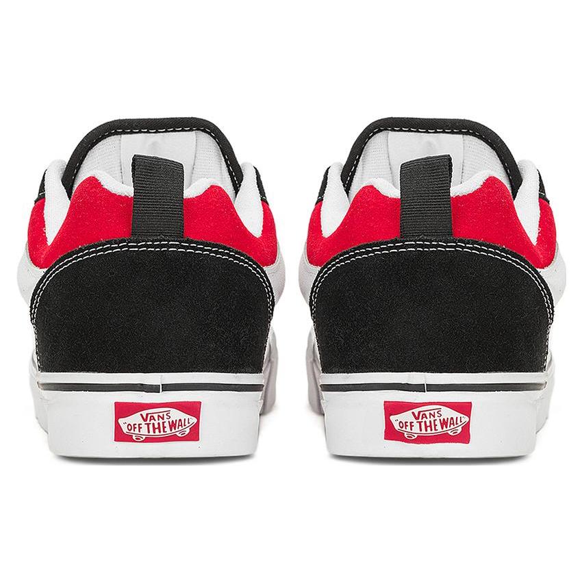 Knu-Skool Heren Vans 'Black Red' VN0009QC6RT
