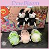 Cozy Plush Cartoon Frog Slippers For Women With Thick Sole Perfect For Autumn Wear