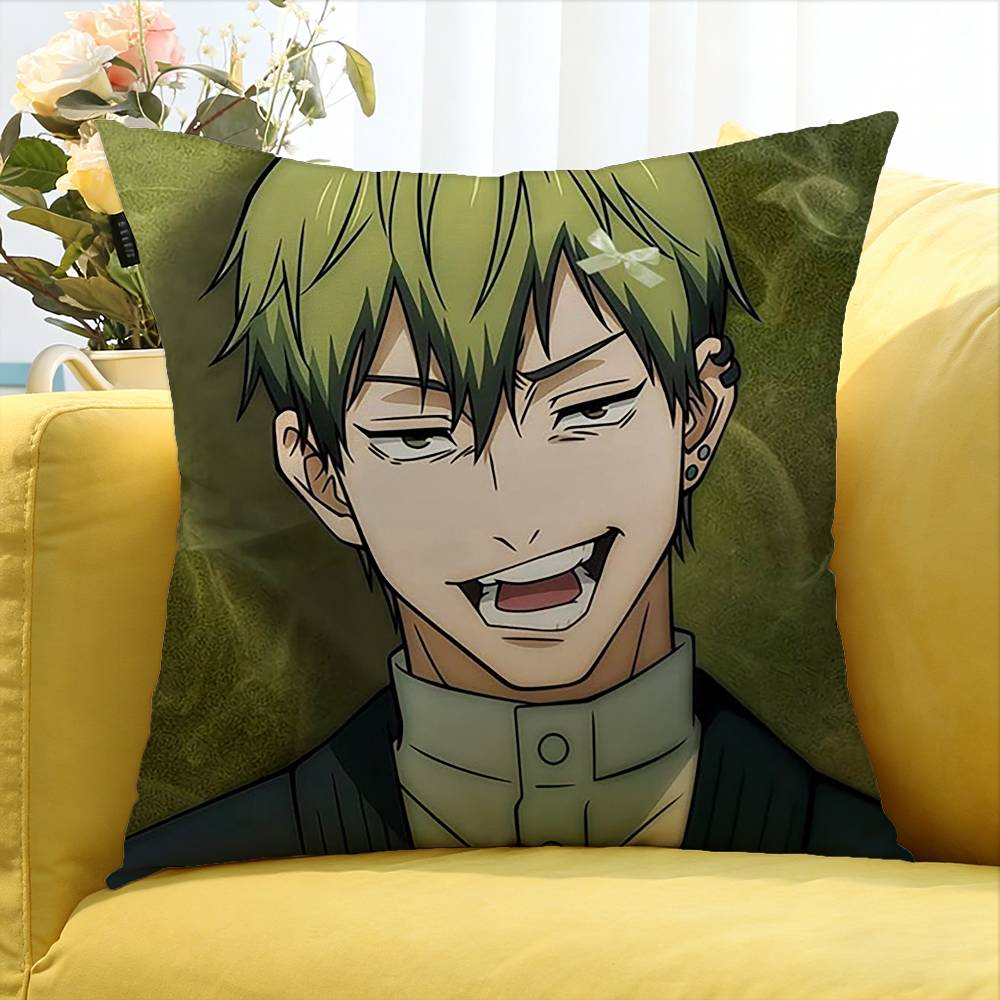 Zenin Naoya Various Sizes Square Pillow Case For Car Home Bedchamber Decor