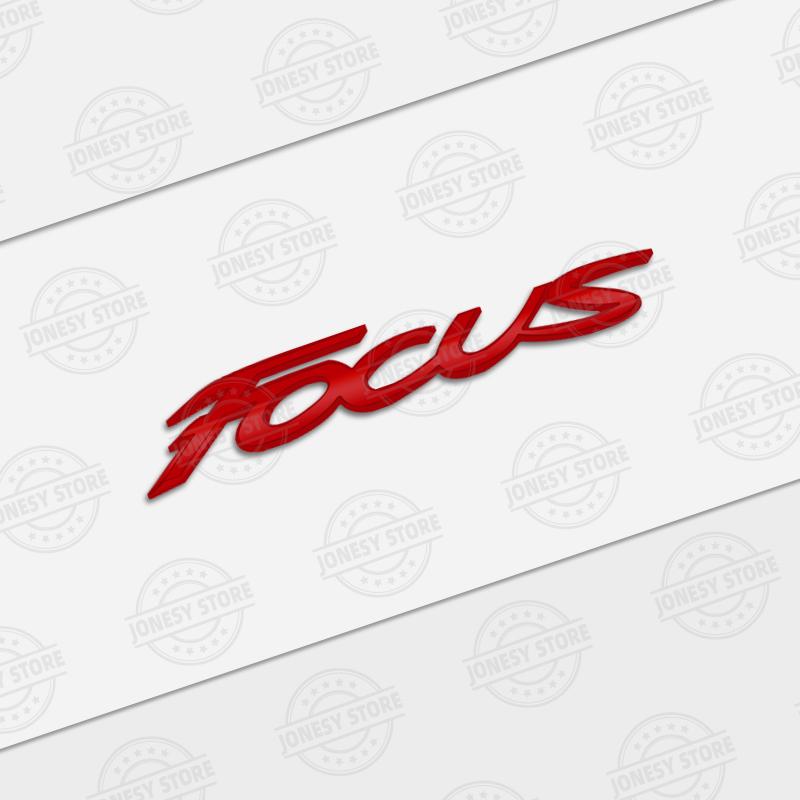 Auto Metal For Ford Focus Logo EcoBoost MK2 MK3 MK4 ST Line Hybrid 3D Badge VEDL2 Lettering Decals Trunk Sticker Car Styling