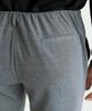 Jikeulib Hidden Elastic Waist Spandex Gray Slim Slacks
