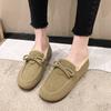 Fashion Winter Warm Shoes Fashion Low Top Flat Cotton Shoes Women Flats Casual Buckle Suede Comfort Platform Shoes