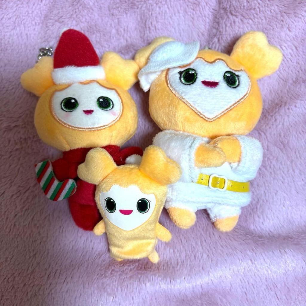 [USED] TWICE Ghibli Mascot Plush Keychain Finger Puppet Christmas