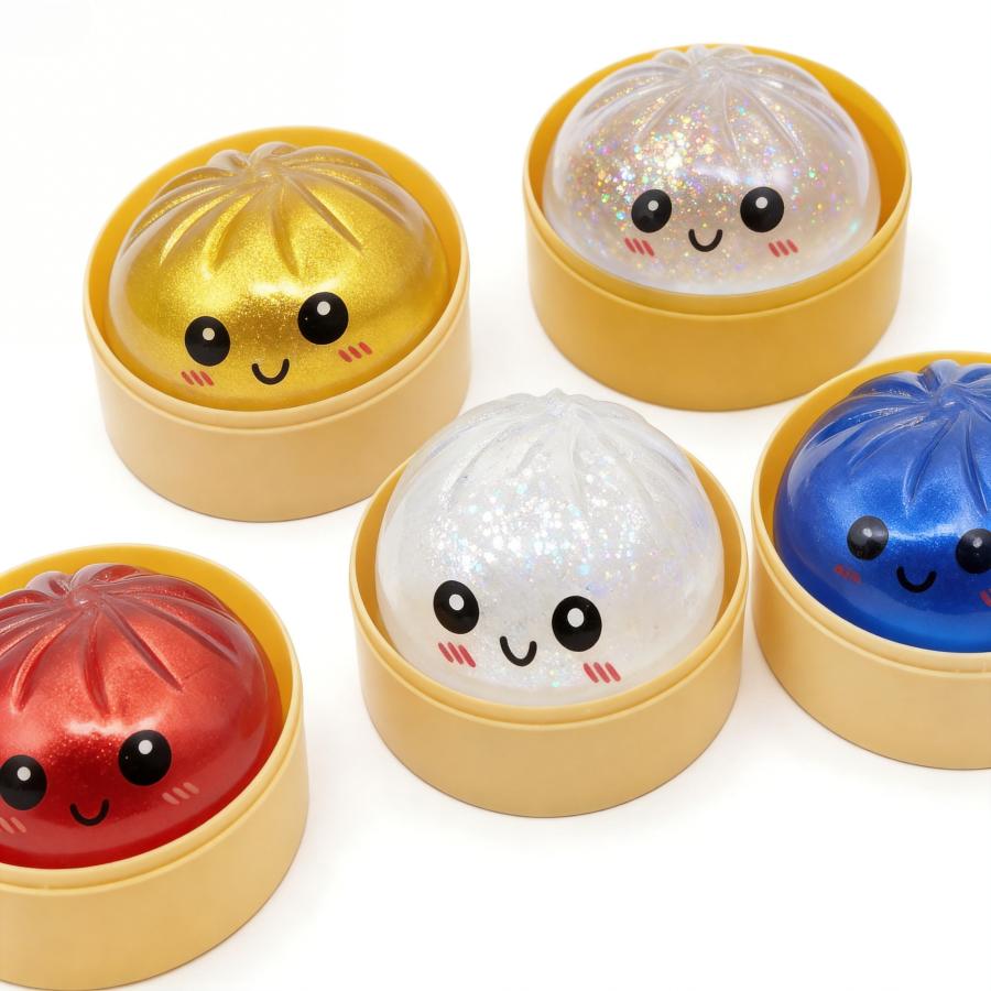 New Glitter Dumpling Squeeze Toy — A Stress-Relieving Glitter Dumpling Toy, Suitable For All Ages