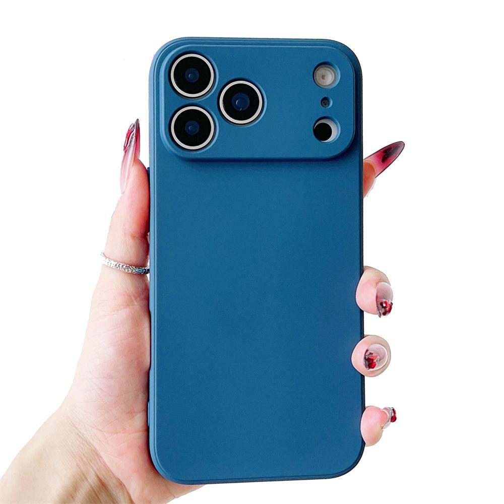  For iPhone 17 16 15 14 13 11 12 Pro Max Mini Air Ultrathin Non-Slip Cover Green Case Camera Protector Lens Simple Phone Case
