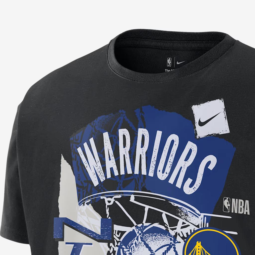 Nike Golden State Warriors Courtside Printed Loose Fit T-Shirt Men Tops HV5642-010