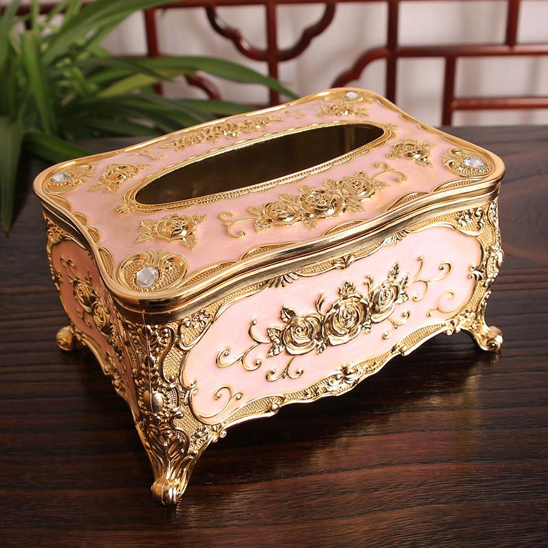 Mehrfarbige Haushalts-Phnom-Penh kleine Servietten-Taschentuchbox Papier-Ziehbox Kreative Acryl-Schreibtisch-Kunststoff-Ziehbox