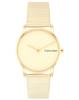Watch Feel Gold Dial Stainless Steel Bracelet 25100035 [Calvin Klein] Ladies' [Authorized Import]