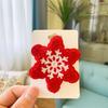 Christmas Brooch Embroidery Anti-rust Portable New Year Creative Decorate Long Lasting Cartoon Santa Claus
