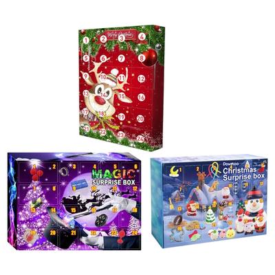 Vánoční adventní kalendář 24 dní překvapení hračka denní sváteční adventní kalendář pro děti dospělé rodinné párty potřeby
