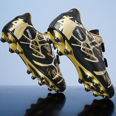 Kinder-Fußballschuhe, Jugendnägel, solide Doppel-Magic-Stick-Fußballschuhe, Training, Jungen-Fußballschuhe