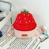 Cotton Children Preschool Backpack Cartoon Fruit Hat Durable Stitching School