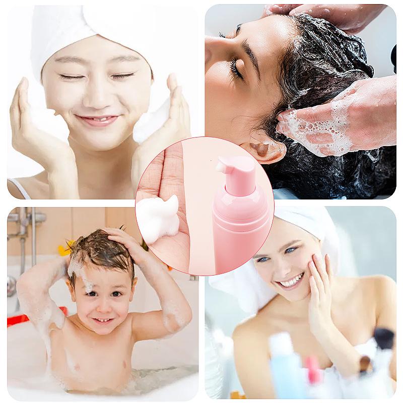Portable Refillable Eyelash Cleansing Mousse Bottle for Travel