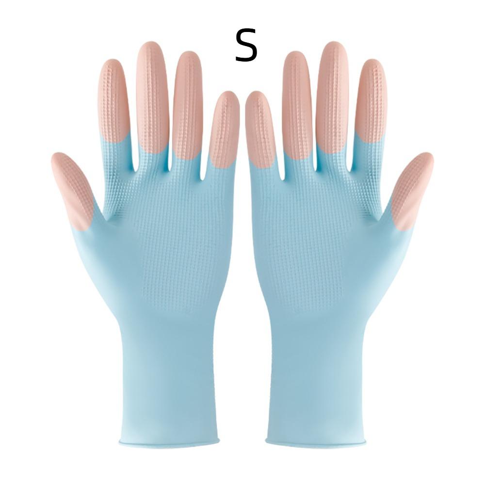 Waterproof Rubber Latex Gloves Thickened Housework Glove New Cuffs Dishwashing Gloves