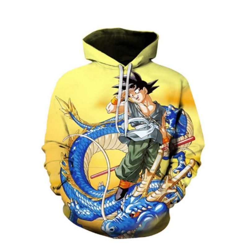 Dragon Ball Herr Super 3D Digitaltryck Hoodie Sport Sweatshirt Ungdom Populär Casual Lös Typ