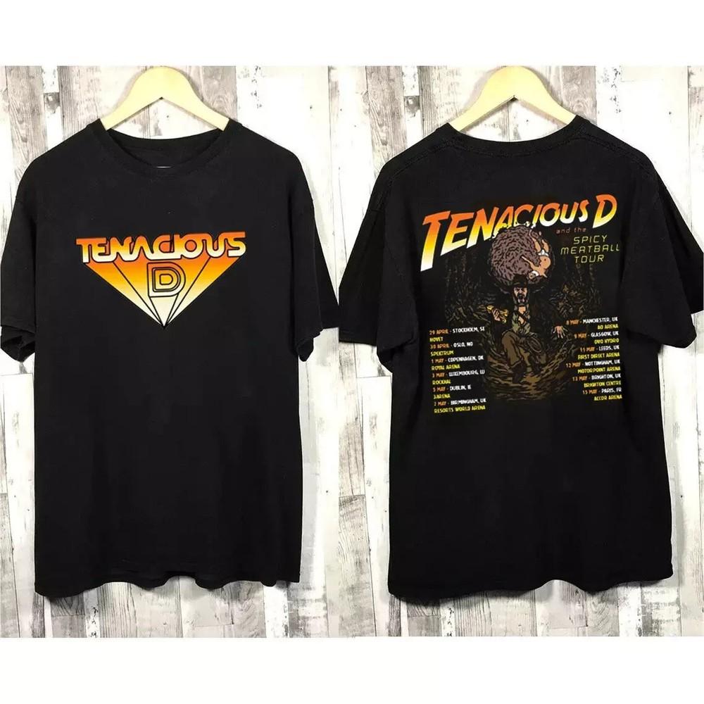Tenacious D Spicy Meatball Tour T Shirt Full Size S5XL Unisex T-Shirt XXXXL