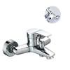 Strong Bathtubs Mixing Tap Set Leak Proof Designs Thermostatic Bath Mixing Faucet Ergonomic for Bathroom Installation