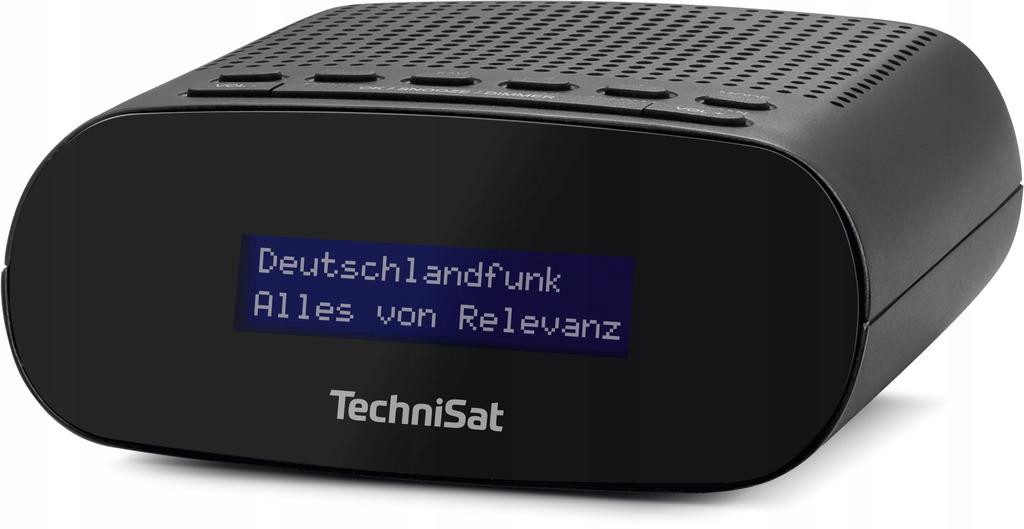 TechniSat TECHNIRADIO 50 DAB+ FM LCD Compact Clock Radio Black