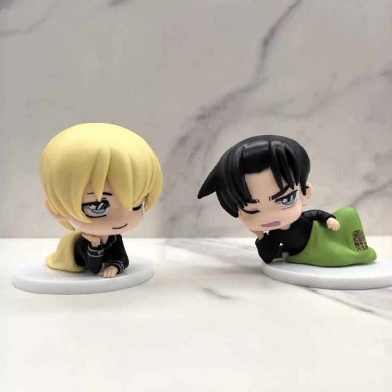 8pcs Detective Conan Cloth Ball Series Anime Figure Shinichi Kudo Mouri Lan Kaito Kuroba Furuya Rei Model Kids Christmas Gifts