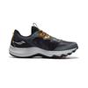 SAUCONY Aura Tr Bequeme Atmungsaktive Synthetikleder Dämpfung Stützende Leichte Low-Top Trailrunning Schuhe Herren Sneaker Dunkelgrau S20862-12
