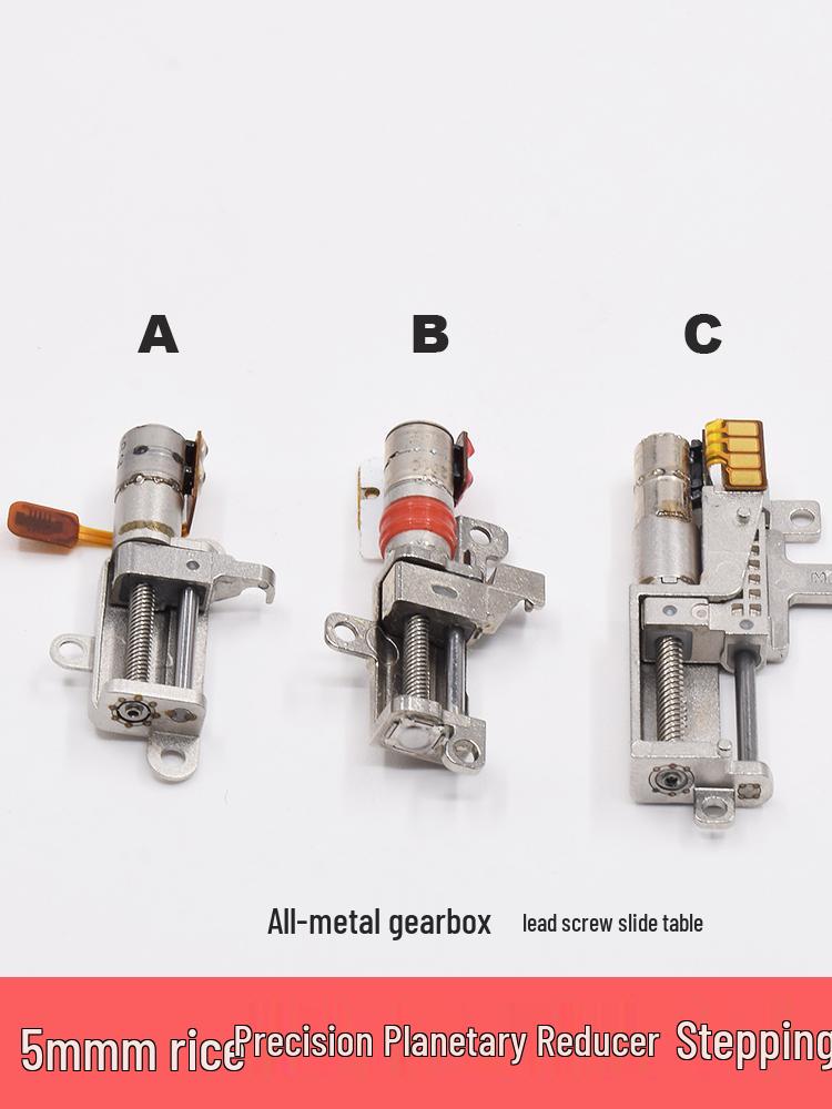 

Mini Lead Screw Stepper Motor Slide Table with All-Metal Planetary Reducer for Camera and Phone Adjustment Type B