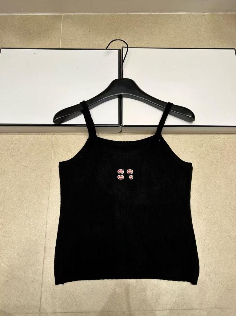 European Swirl Knit Camisole: Summer 2026 Arrival, Versatile Slim-Fit Vest
