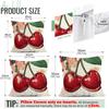 4pcs/set Fruit Theme Cushions Pillowcase Polyester Cushion Cover Throw Pillow Pillowcover Home Car Sofa Decor