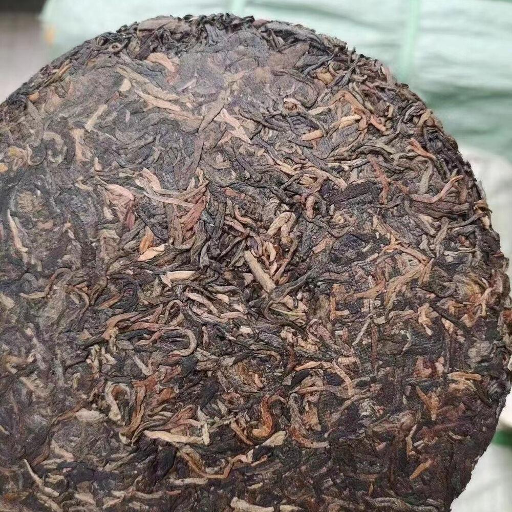 400g Yunnan Old Pu-erh Raw Rea Cake 1990s Huangchangji Aged Puerh Tea Pu'er Tea